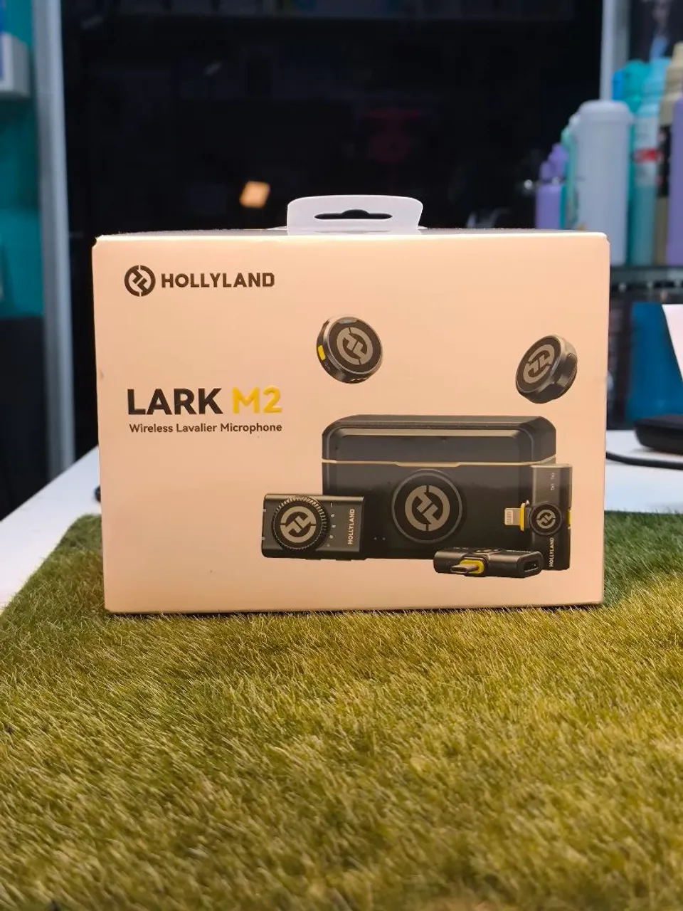 Microfone Sem Fio Hollyland Lark M2 COMBO - Novo - Microfones e