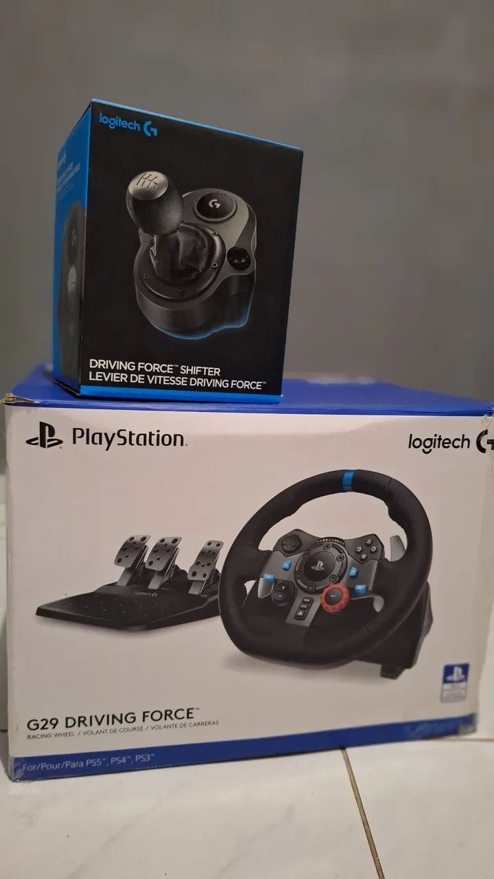 Logitech G29 + Câmbio 