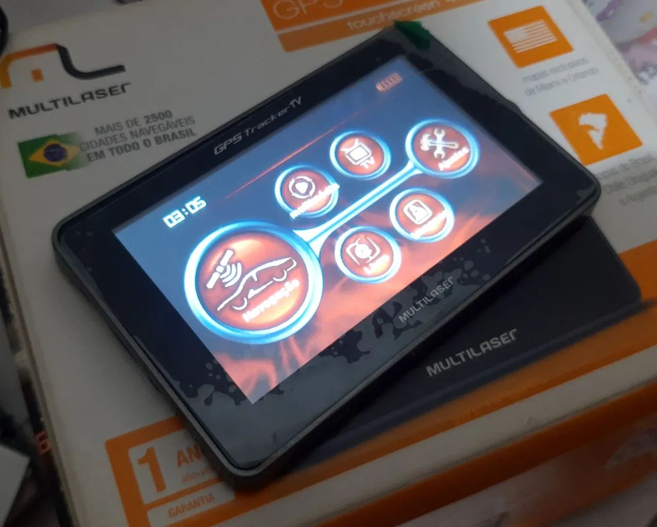 Mini TV televisão gps+ musica e vídeo reliquia funcionando na caixa  - Foto 6