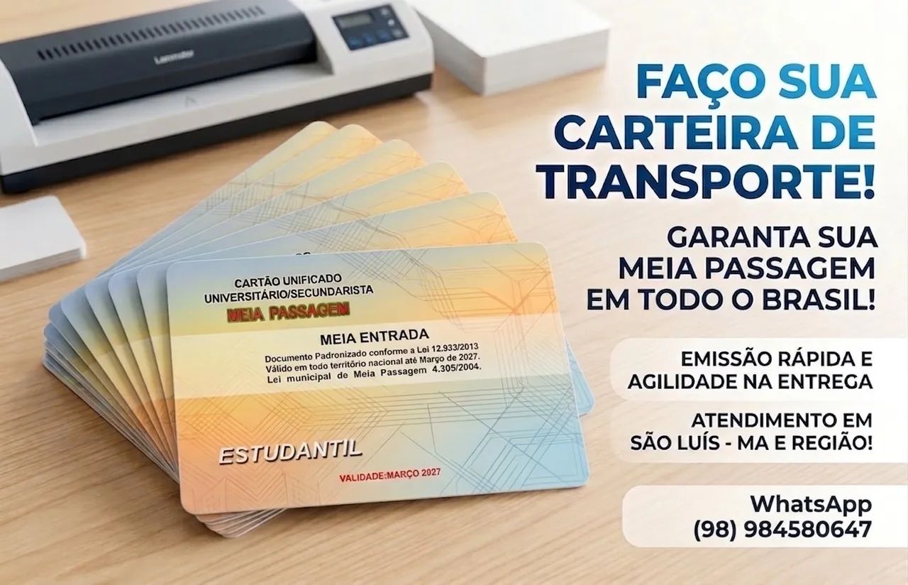 carteira meia passagem