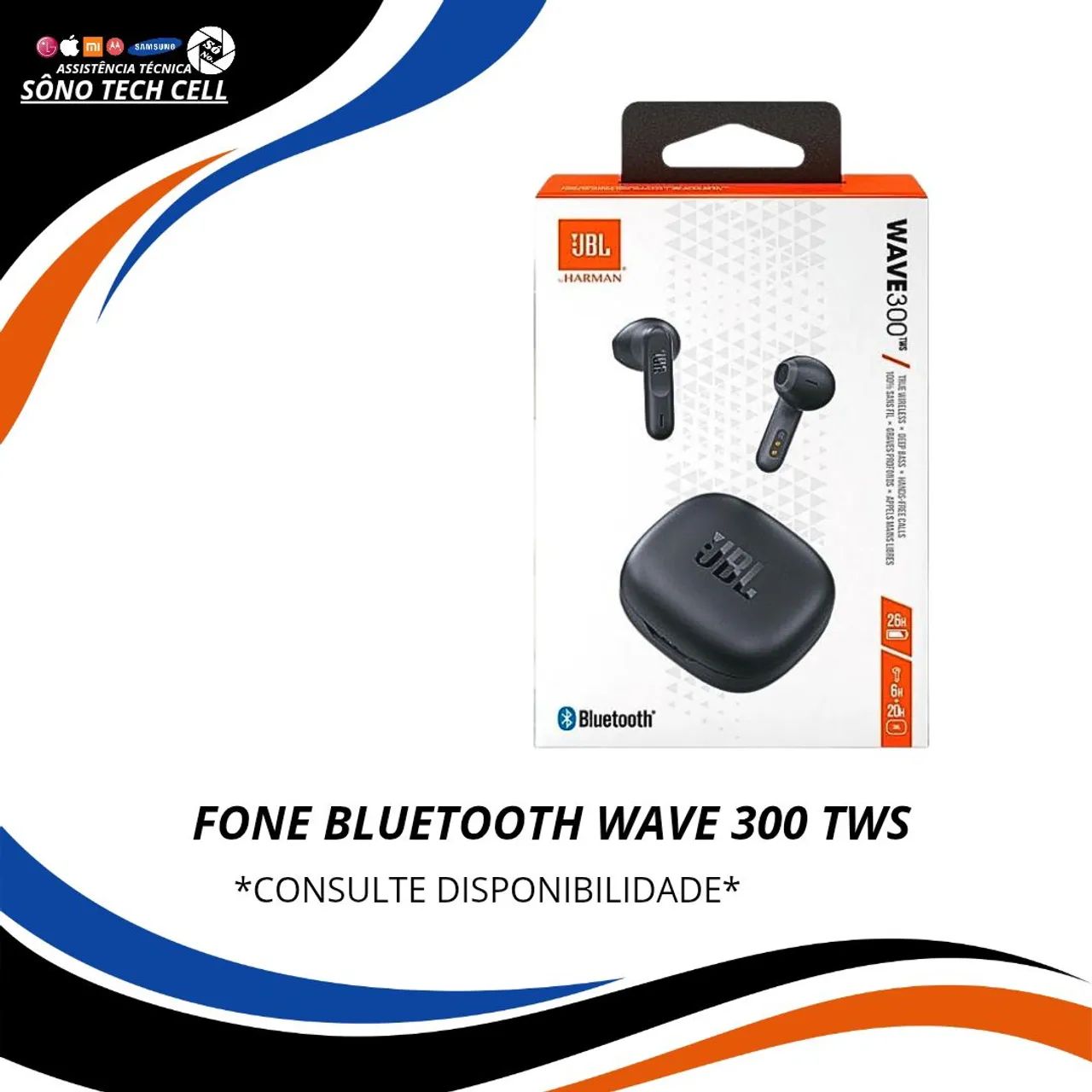 Fone Bluetooth Wave 300 tws
