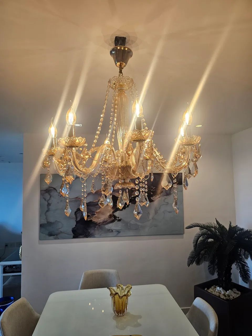Vendo lustre em cristal  - Foto 2