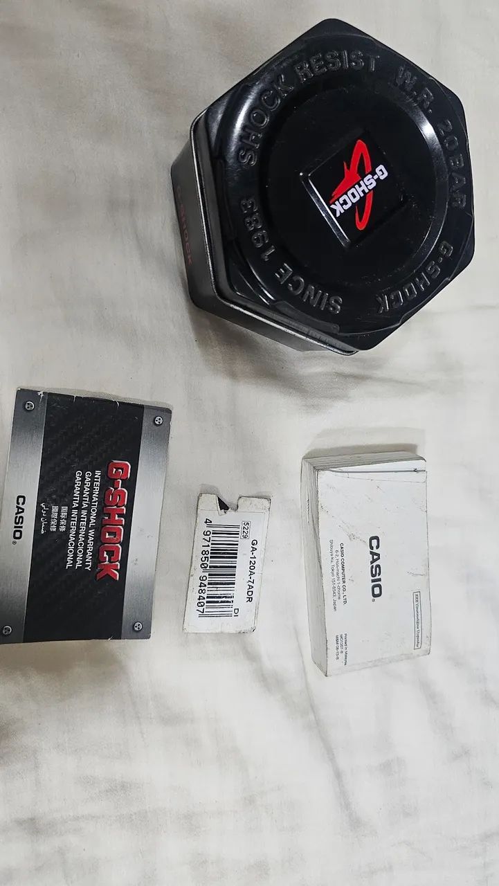 Relógio Casio G-shock GA-120a branco - Foto 2