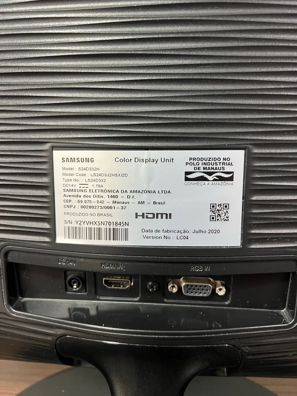 Monitor LED Samsung 24" 75hz - Excelente - Foto 2