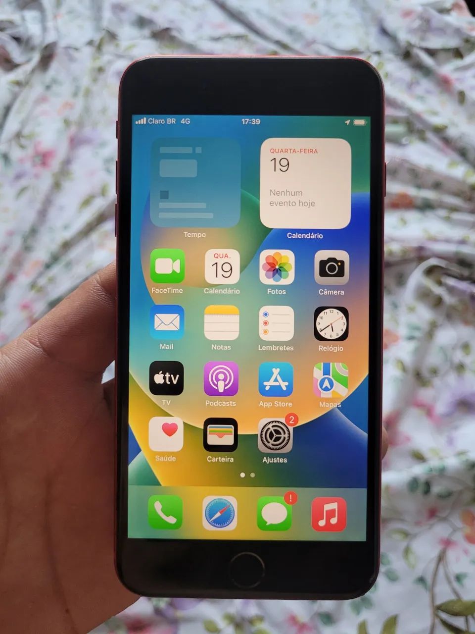Iphone 8 plus vermelho 