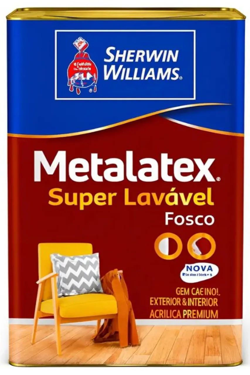 TINTA PREMIUM DE Altíssima qualidade cor branco simpatia.