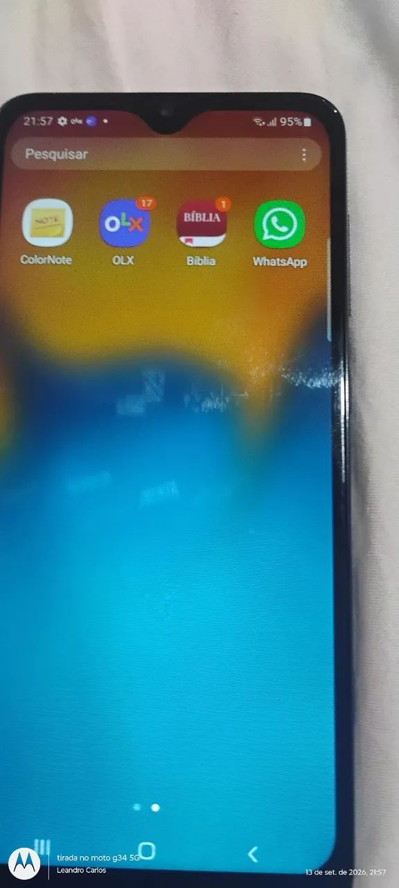 Samsung A20 sem trincado 