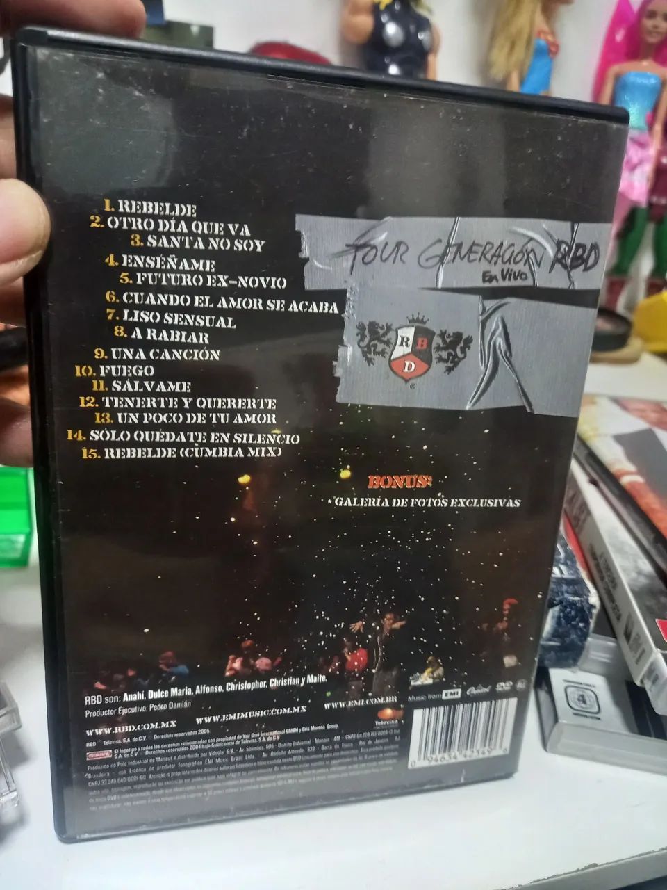 DVD REBELDES TOUR GENERACION EN VIVO - Foto 2