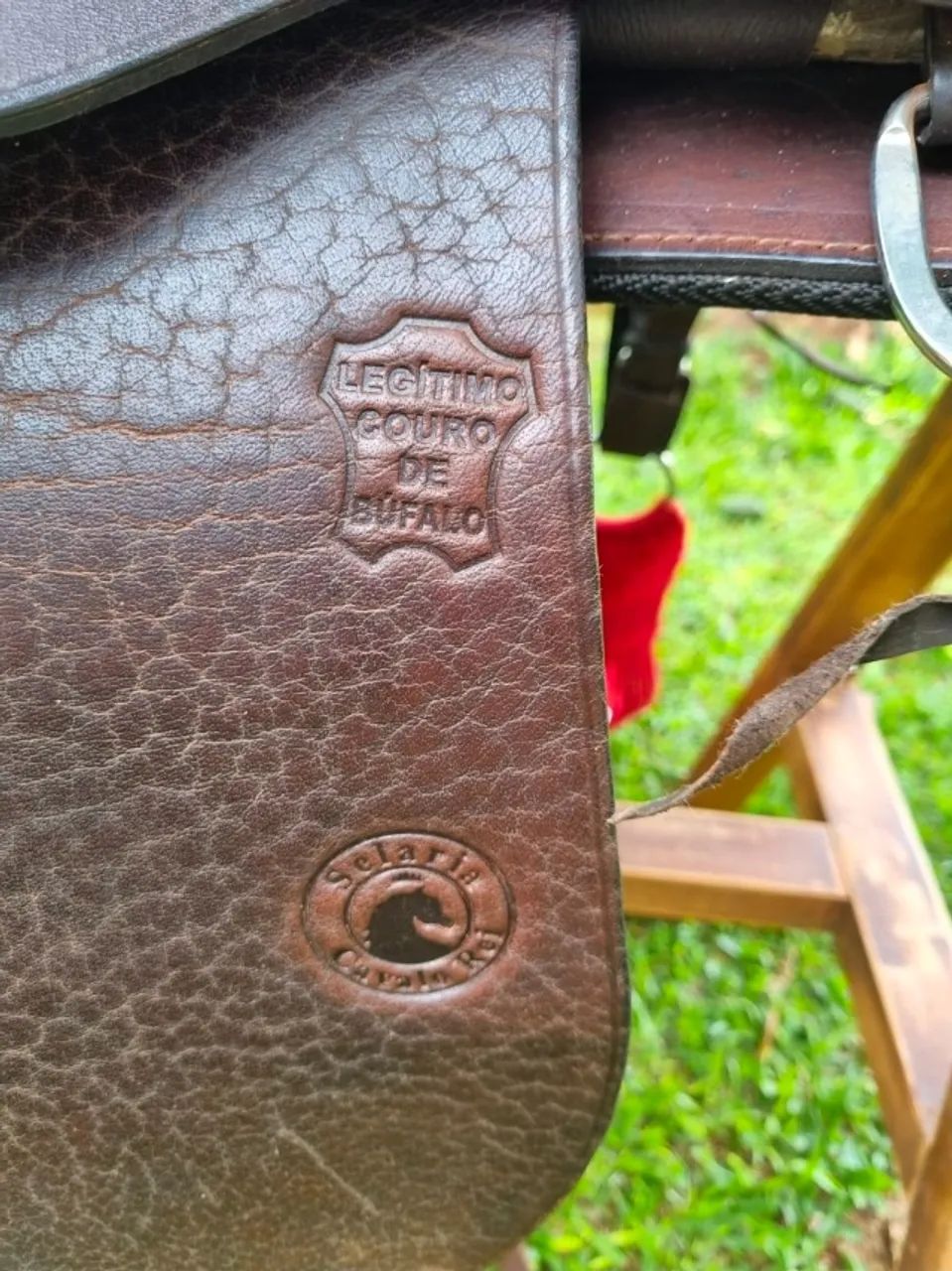Vendo sela australiana de cabeça condição de nova. - Foto 3