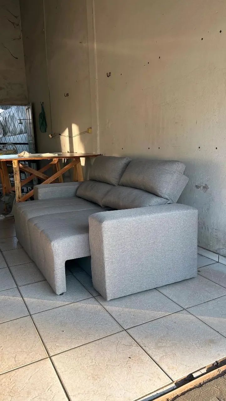 Vende se este sofá retrátil e reclinável  - Foto 5