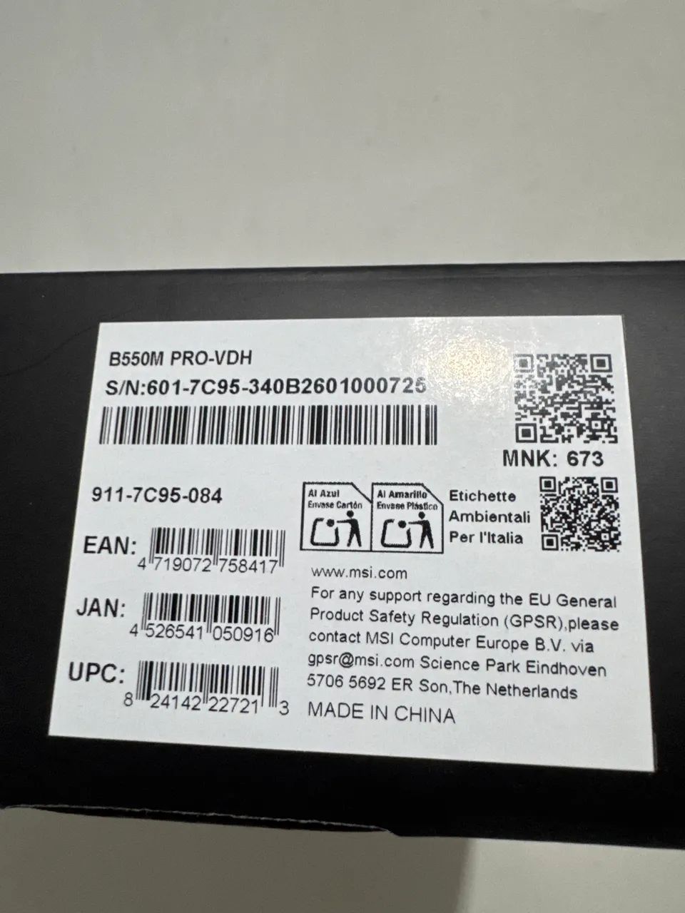 Placa mãe MSI B550M Pro-Vhd Nova - Foto 5
