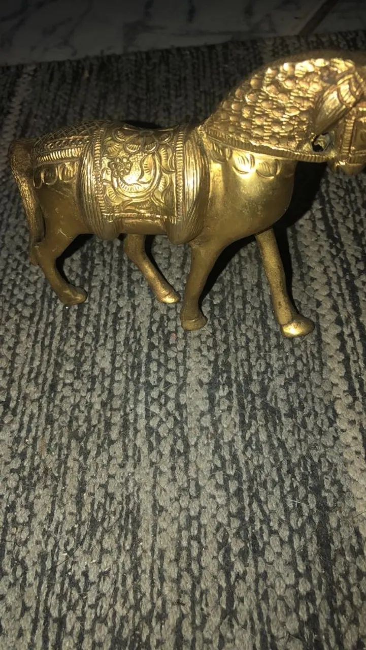 Cavalo Em Bronze Antigo - Foto 4