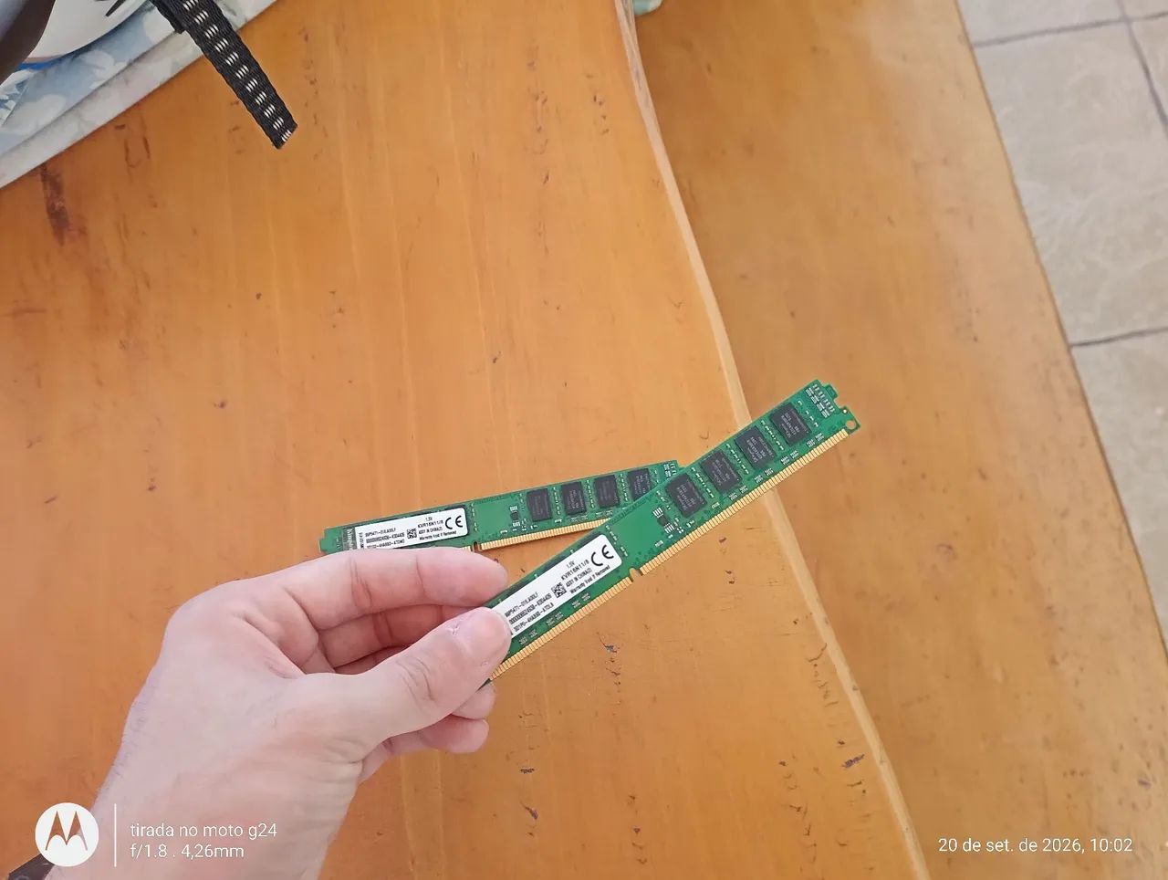 Duas memórias ram 8gb kingston DDR3 - Foto 3