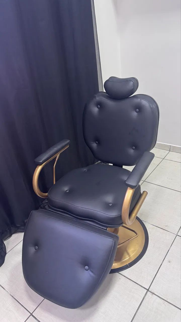 Cadeira de salão/estética com mocho tipo sela - Decorações Para Casa ...