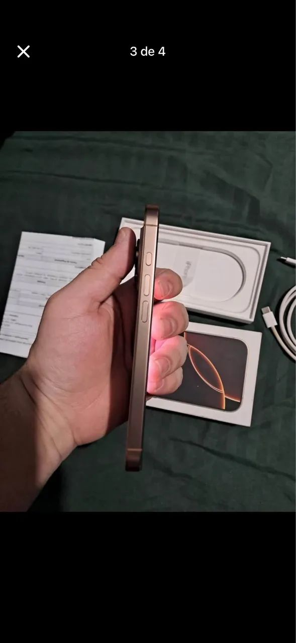 Iphone 16 pro 256 99 % bateria - Foto 3