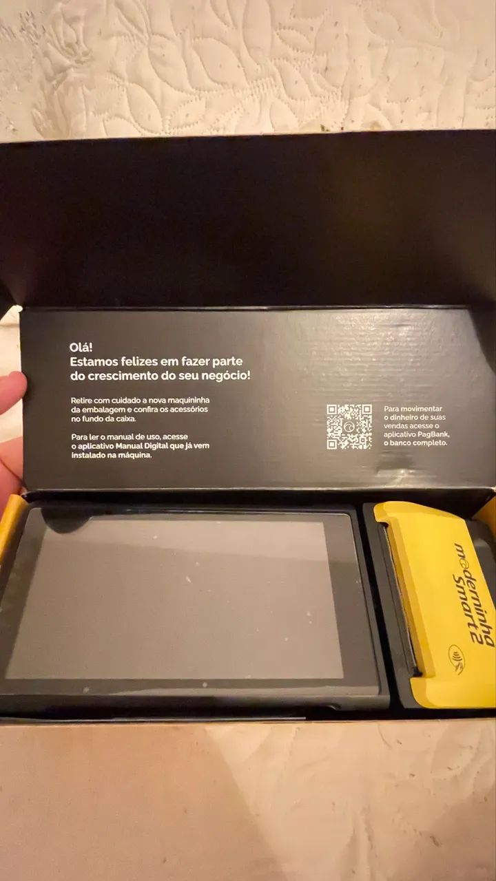 Moderninha Smart 2 PagBank - Nova, na Caixa, Nunca Usada - Foto 3