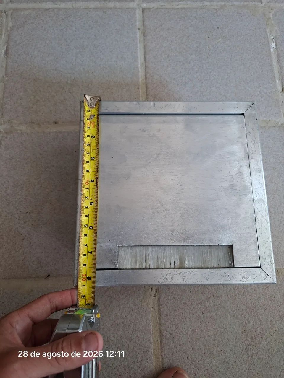 Caixa de piso elevado dupla em alumínio  - Foto 3