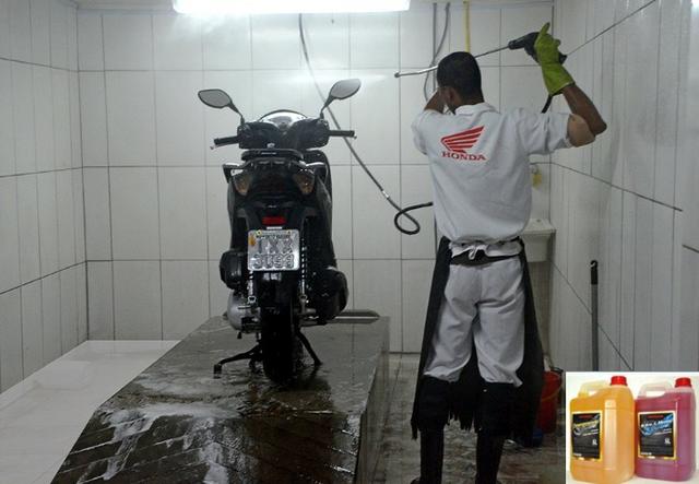 Lavagem especializada para motos Honda!!!
