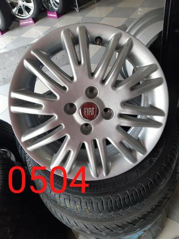 Rodas aro 15 para Palio/Siena/Punto/Bravo/Argo/Mobi/Brava/Wekkend/Linea entre outros carro - Foto 7