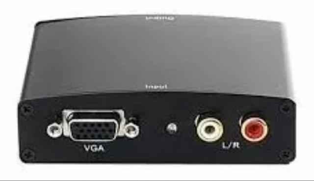 Cabo Conversor De Vga Para Hdmi - Entrada Áudio P2 Ou Rca - Foto 3