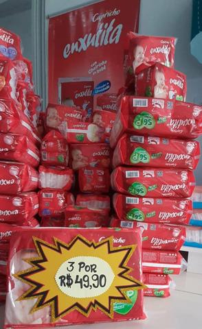 Fralda Enxutita com preço de custo!