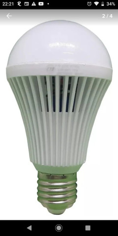 Lâmpada de Emergência 7w (60 w)- Branco Frio - 85% de Economia de Energia