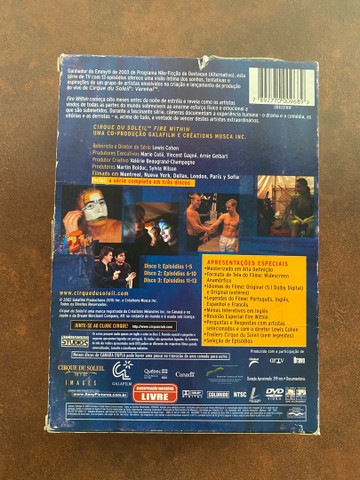 DVD - Cirque Du Soleil - Original - Fire Within  - Foto 2