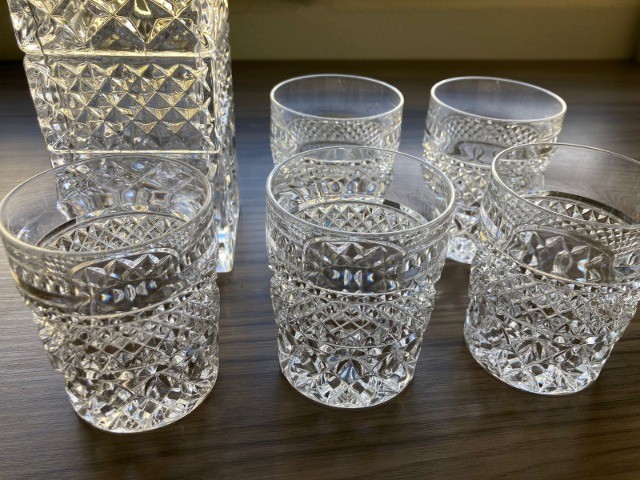 Jogo de jarra e copos de cristal para whisky - Foto 2