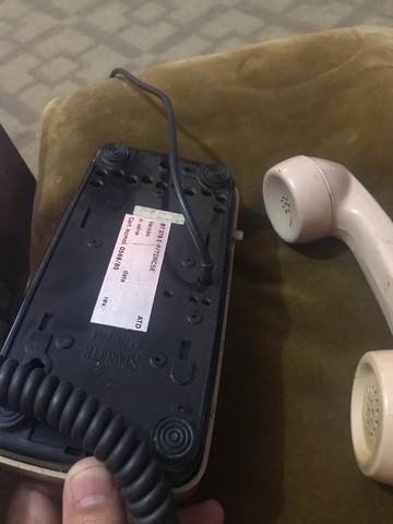 Telefona antigo salmão teclas  - Foto 2