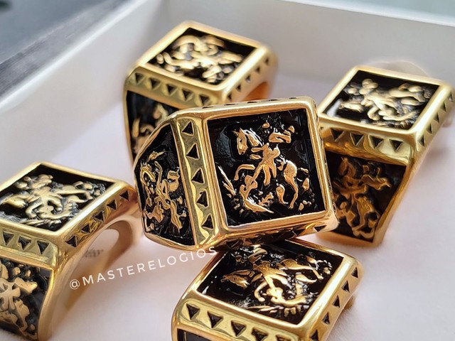 Anéis banhado a ouro 18k (1 ano de garantia)  - Foto 4