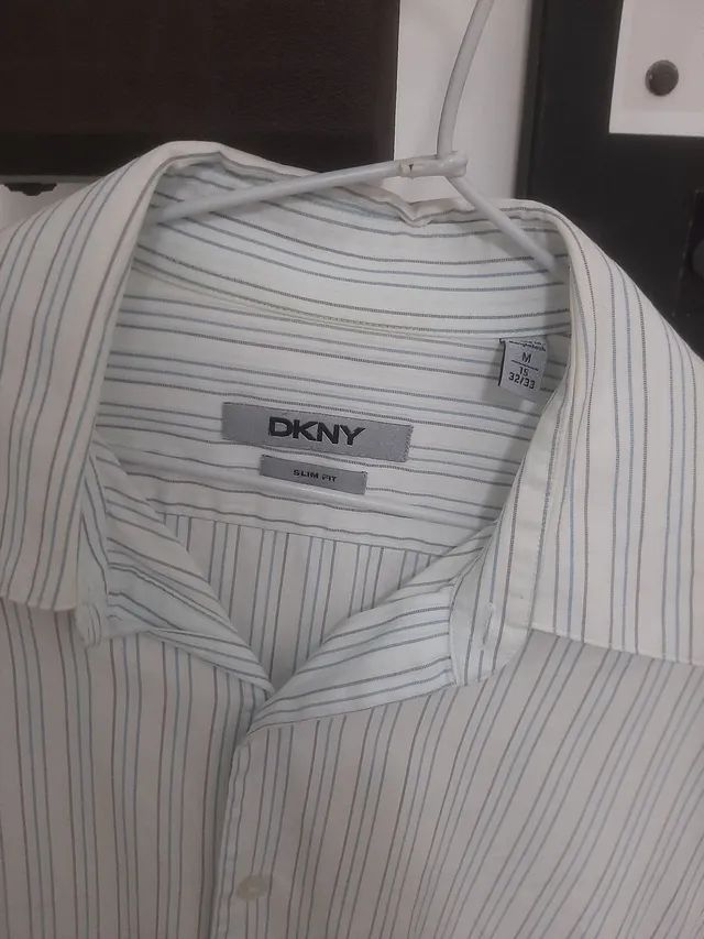 Camisa dkny slim discount fit