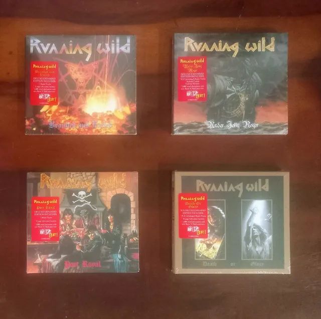 CDs lacrados Running Wild importados