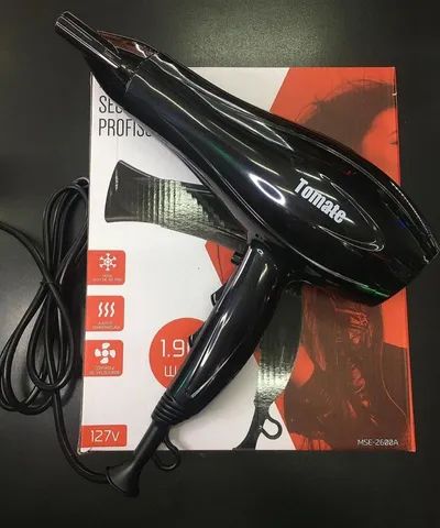 Secador Cabelo Profissional 1900 W 110v Preto - Tomate