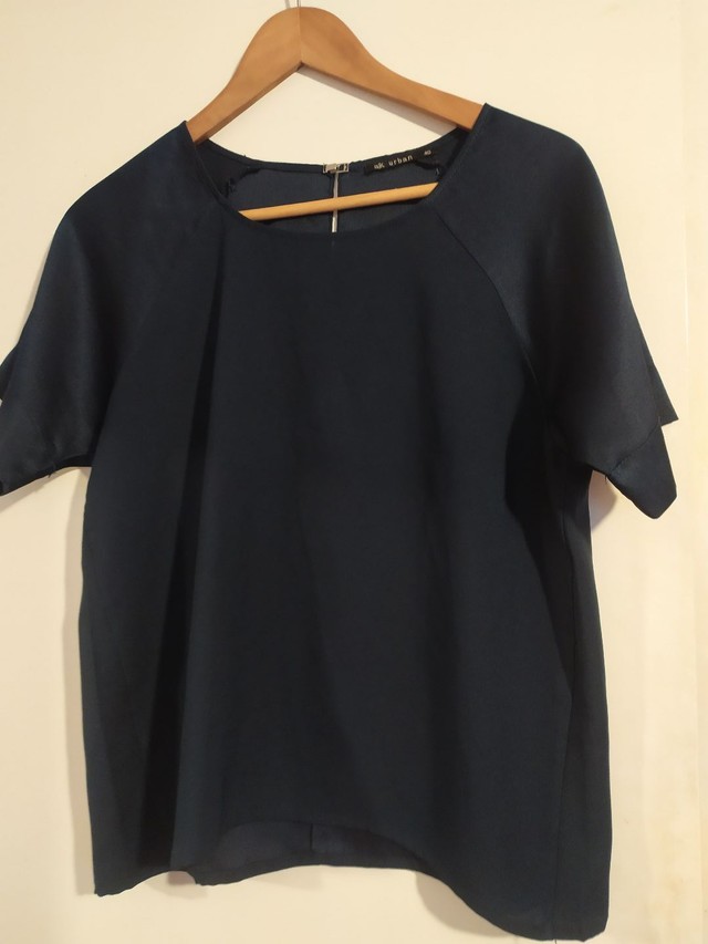 Blusa azul marinho 40 - Foto 2