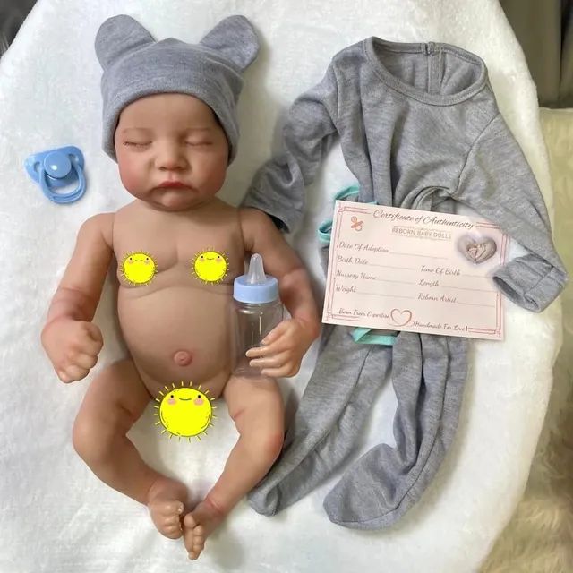 Bebe Reborn Menino Recém Nascido Realista - Artigos infantis