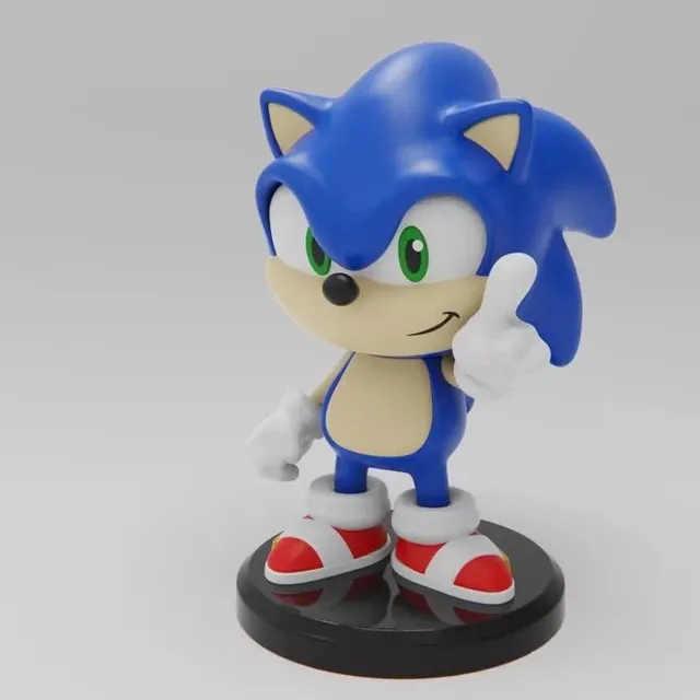 6 boneco miniaturas desenho game sonic the hedgehog tails amy