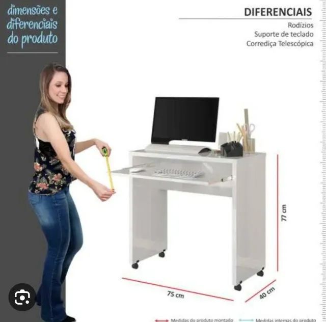 escrivaninha nova direto da fabrica ( 6066 ) - Foto 2