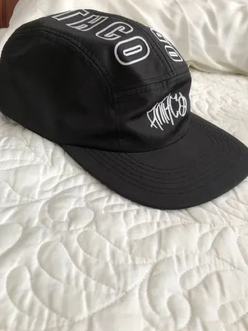 Boné Masculino Five Panel Aba Reta Modelo Aberto Strapback Fitao