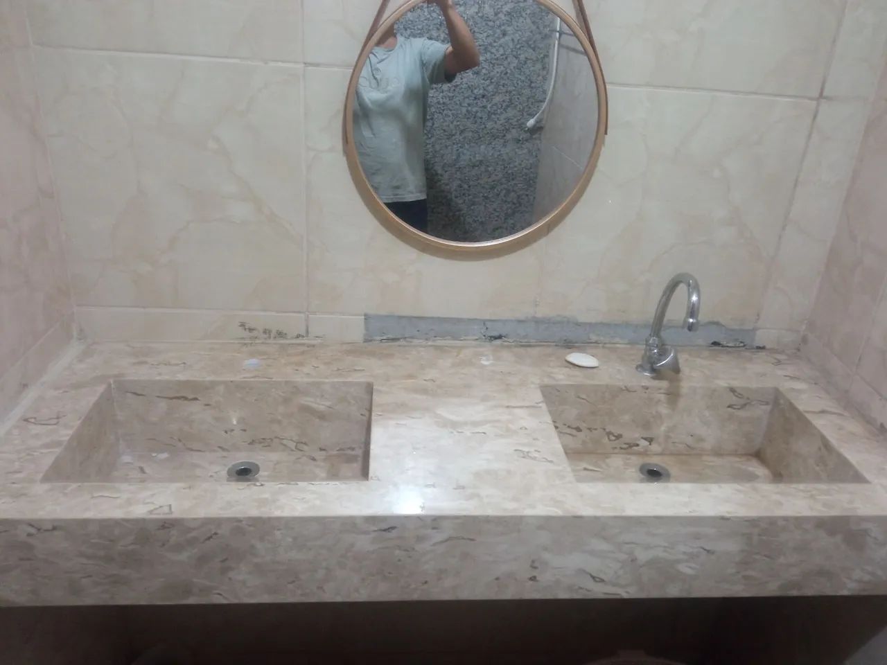 Cuba para banheiro em mármore