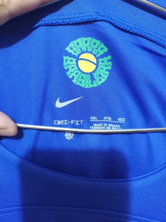 Camisa Seleção Brasil II tamanho 4XL - Foto 2