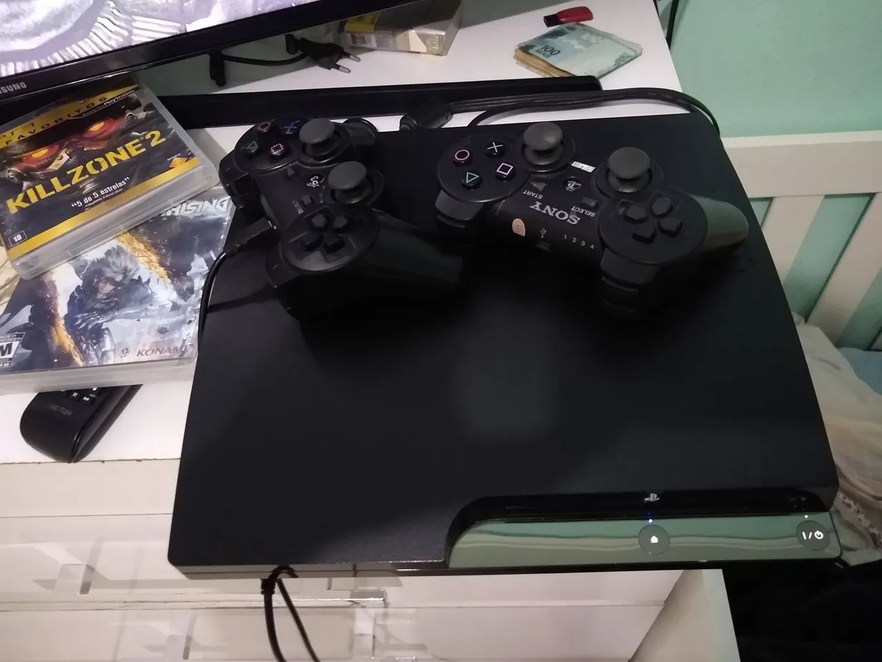 Playstation 3 Slim, com Hem instalado!! - Foto 2