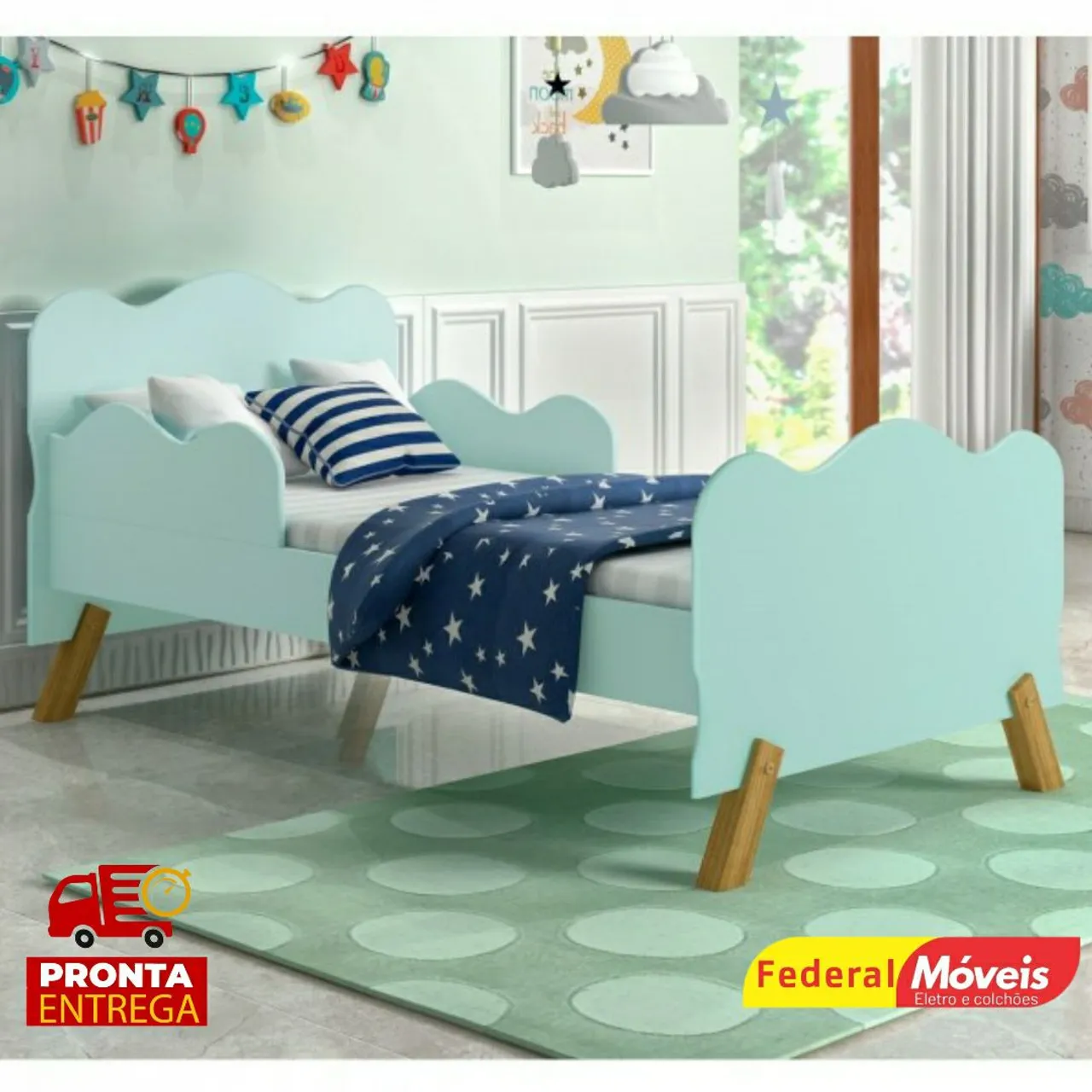 Cama Infantil Novo Fazemos Entrega