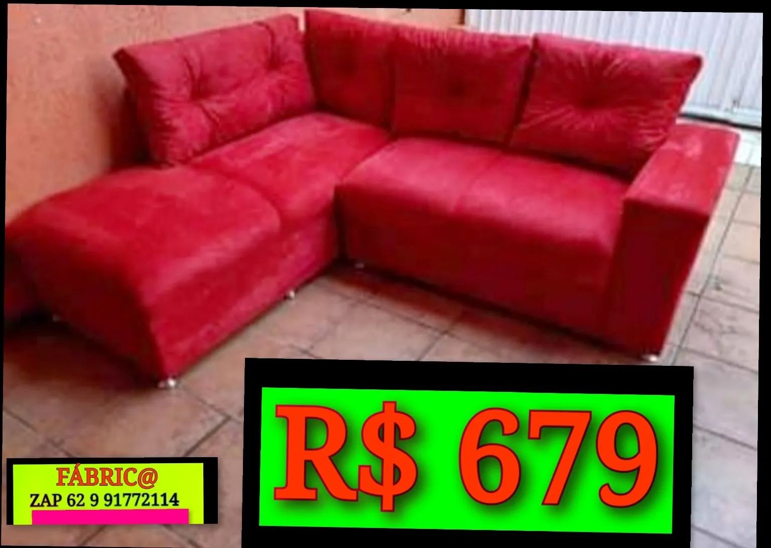 Sofá De Canto FRETE E MONTAGEM GRÁTIS  - Foto 2