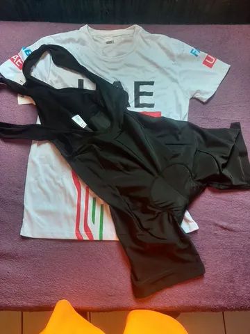 Conjunto Bretelle e Camisa