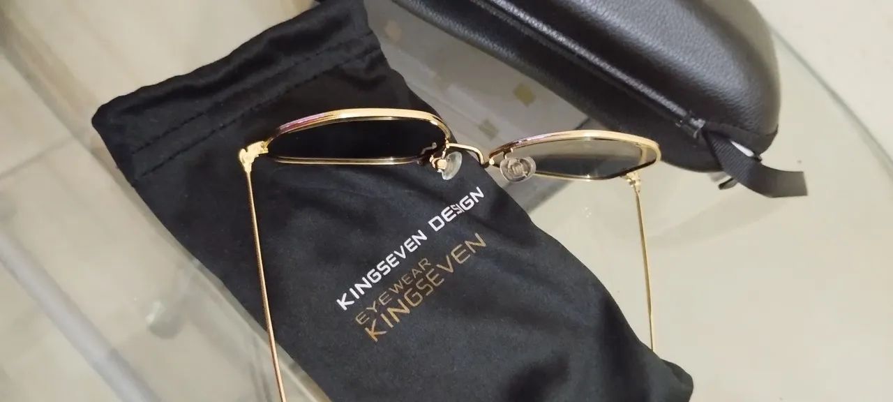 Óculos de Sol KingsSeven com Lentes Espelhada.s - Foto 2