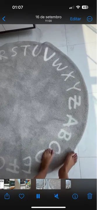 Tapete Moriah 1,50 de diametro quarto infantil unissex - Foto 5