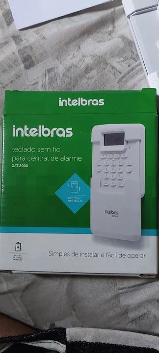 Teclado sem fio Intelbras XAT 8000 para central de alarme