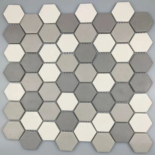 Pastilha Eco Hexagonal Cinza Claro 26x31cm Van Gogh - Foto 4