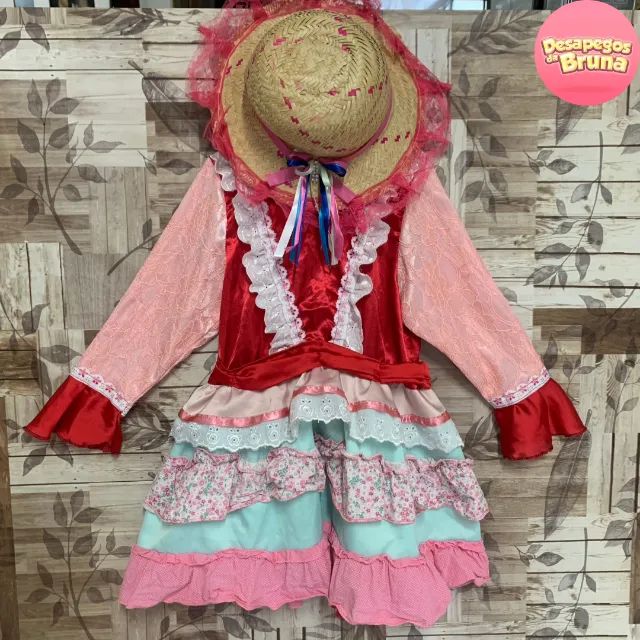 Olx vestido hot sale festa junina