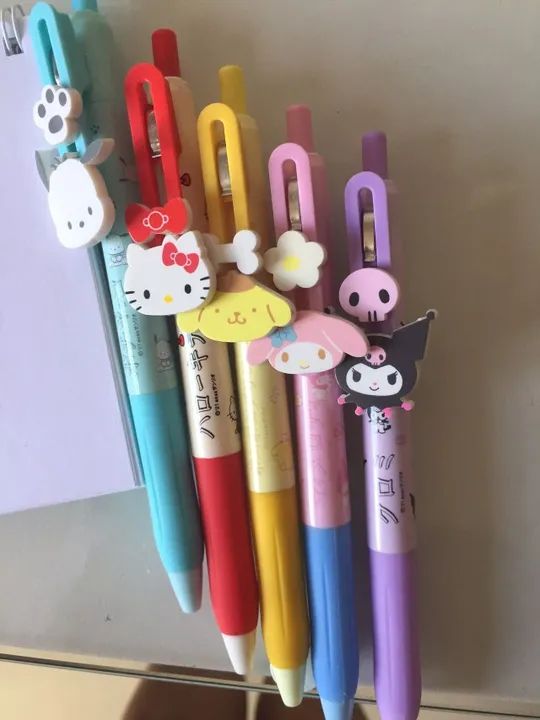 Canetas em gel sanrio